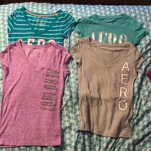4 Aeropostale/designed in New York shirts